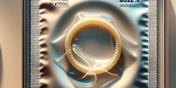 A sleek 2026AV condom package on a bathroom countertop, highlighting its ultra-thin design and smooth lubricant.<a href=